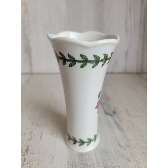 Portmeirion Botanic Gardens Rhododendron 5" bud vase - Picture 3 of 8